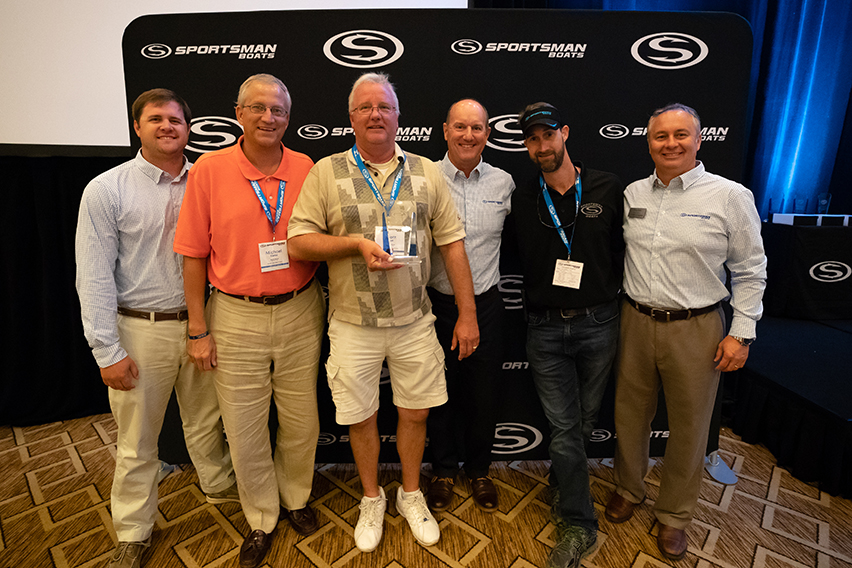 Sportsman Dealer celebrating their achievements in 2018