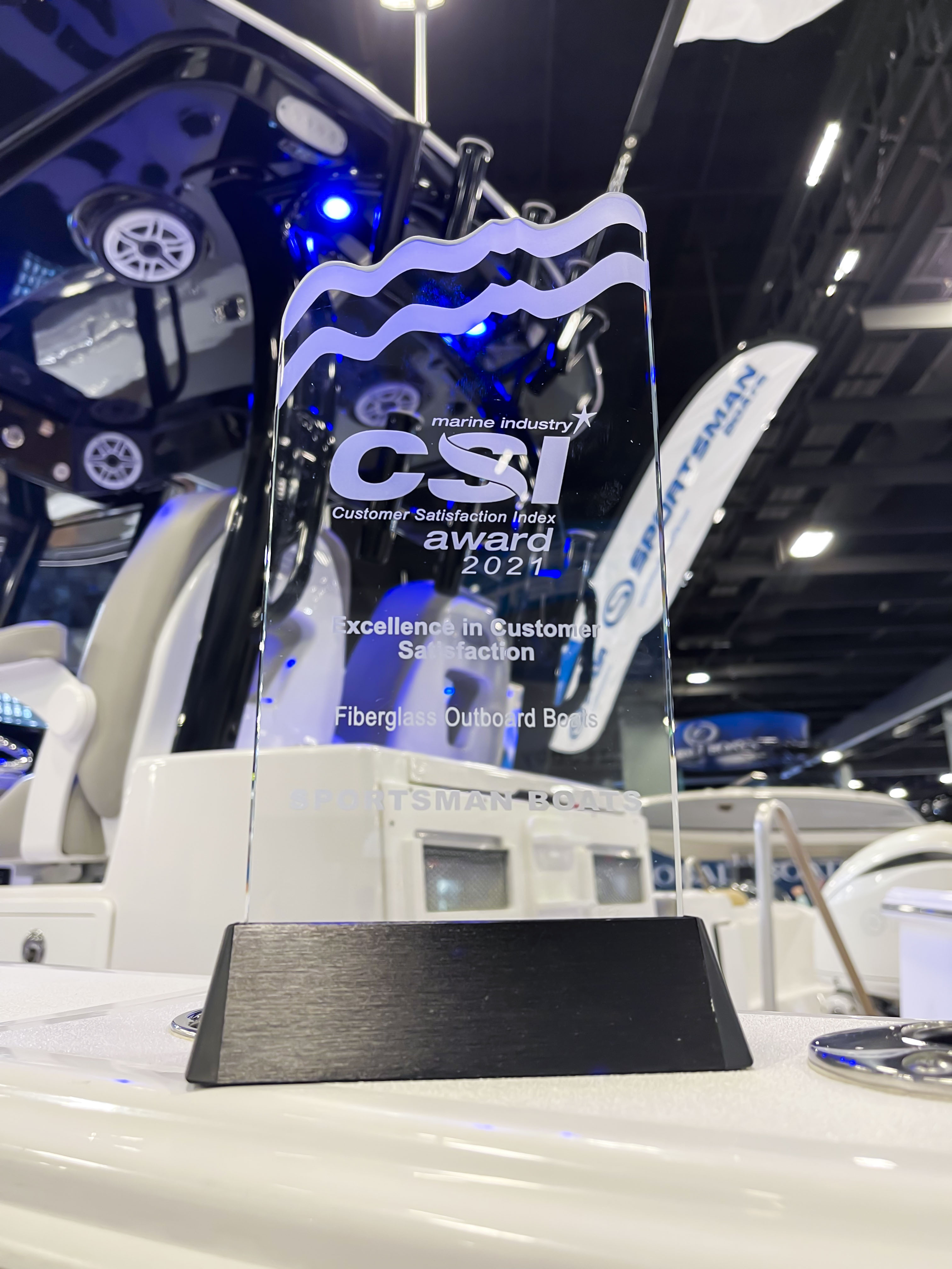 Photo of CSI Award.