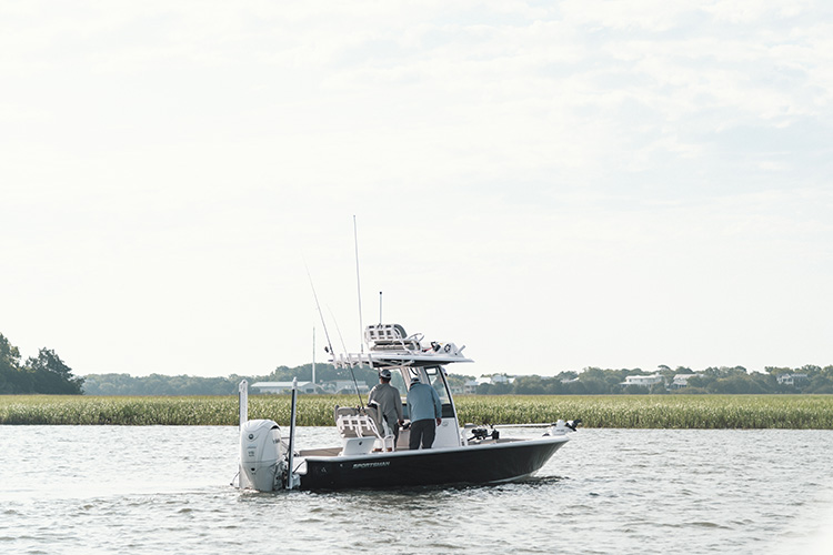 Power Pole on Sportsman Boats