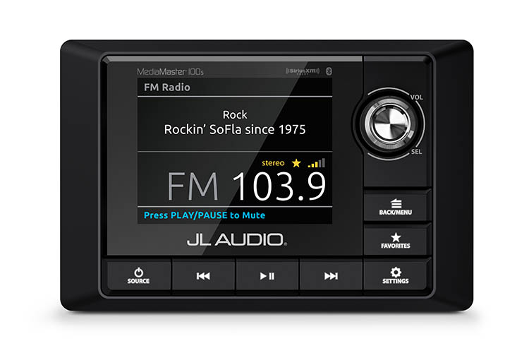 Detail image of JL Audio MediaMaster® MediaMaster MM100s-BE Marine Stereo