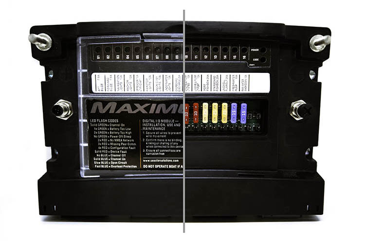 Shows the internals of the digital switching system with the fusing redundancy.