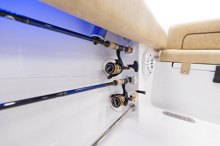 Detail image of Under Gunwale Rod Racks