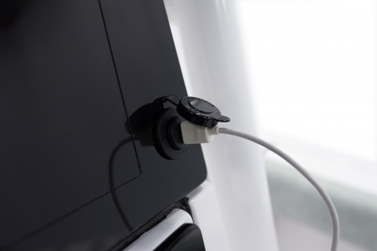Detail image of USB Plug In-Dash & 12V Receptacle