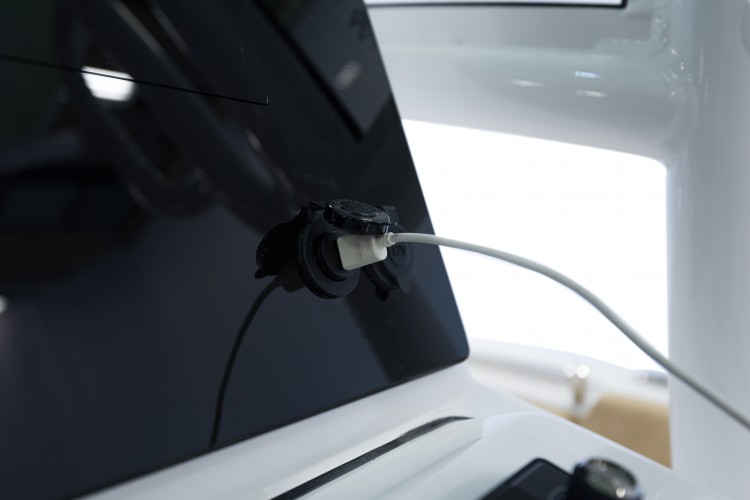 Detail image of USB Plug In-Dash & 12V Receptacle