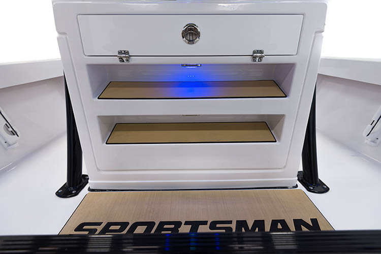 Detail image of Fiberglass Console Footrest w/ Storage