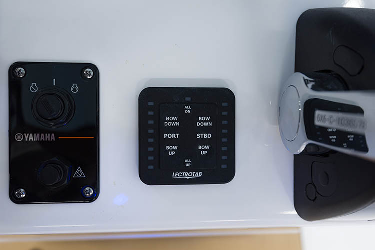 Detail image of Trim Tabs w/ LED Indicator