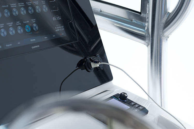 Detail image of USB Plug In-Dash & 12V Receptacle
