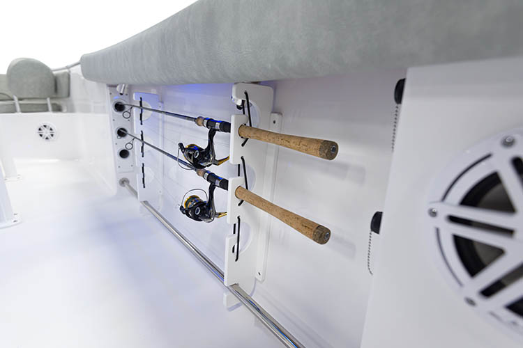 Detail image of Under Gunwale Rod Racks