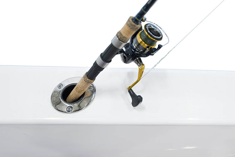 Detail image of Flush Mount Gunwale Rod Holders