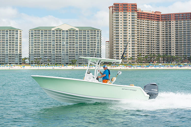 Open 232 Center Console Media Sportsman Boats