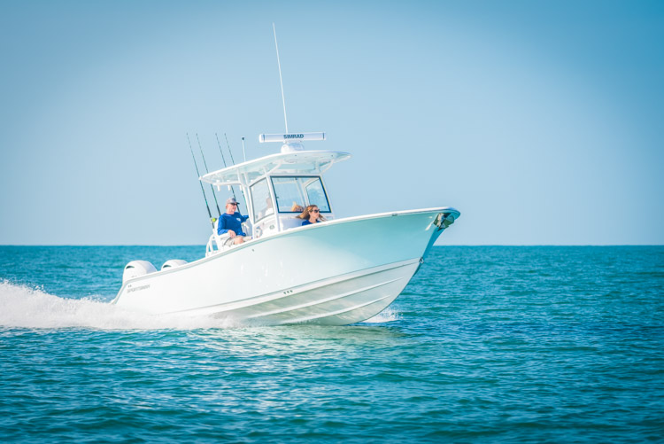 open 282 center console sportsman boats