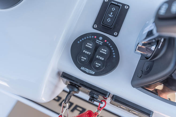 Detail image of Trim Tabs w/ LED Indicator