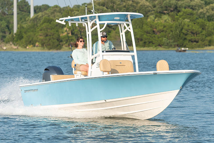 Image of the 2019 Sportsman Masters 227 Bay Boat