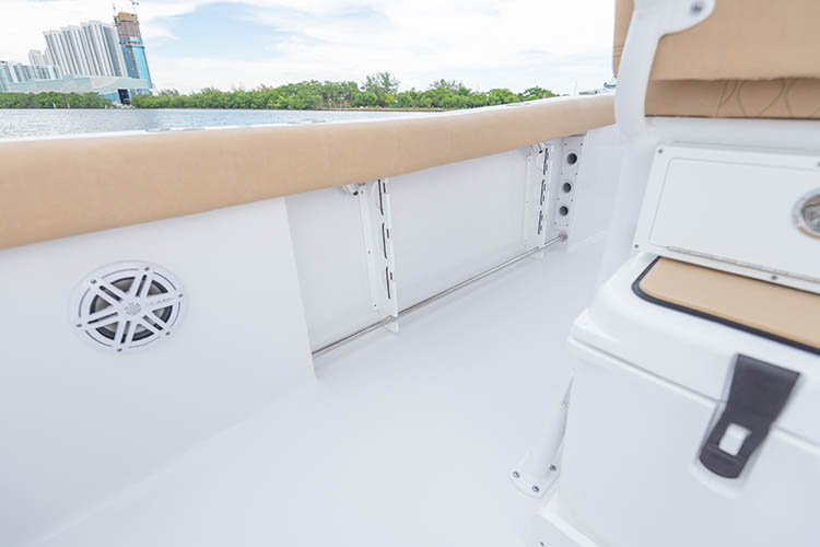Detail image of Under Gunwale Rod Racks