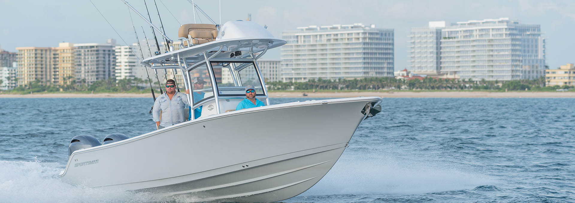 Open 252 Center Console · Features Sportsman Boats