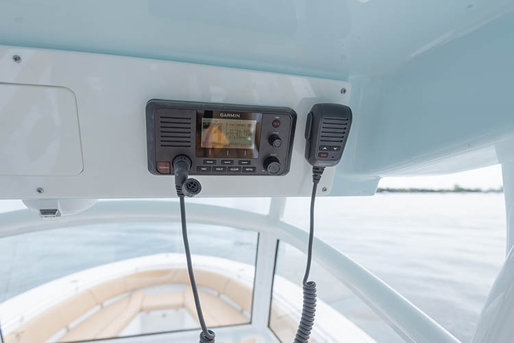 Detail image of Garmin VHF 215 Radio w/ Built-In GPS