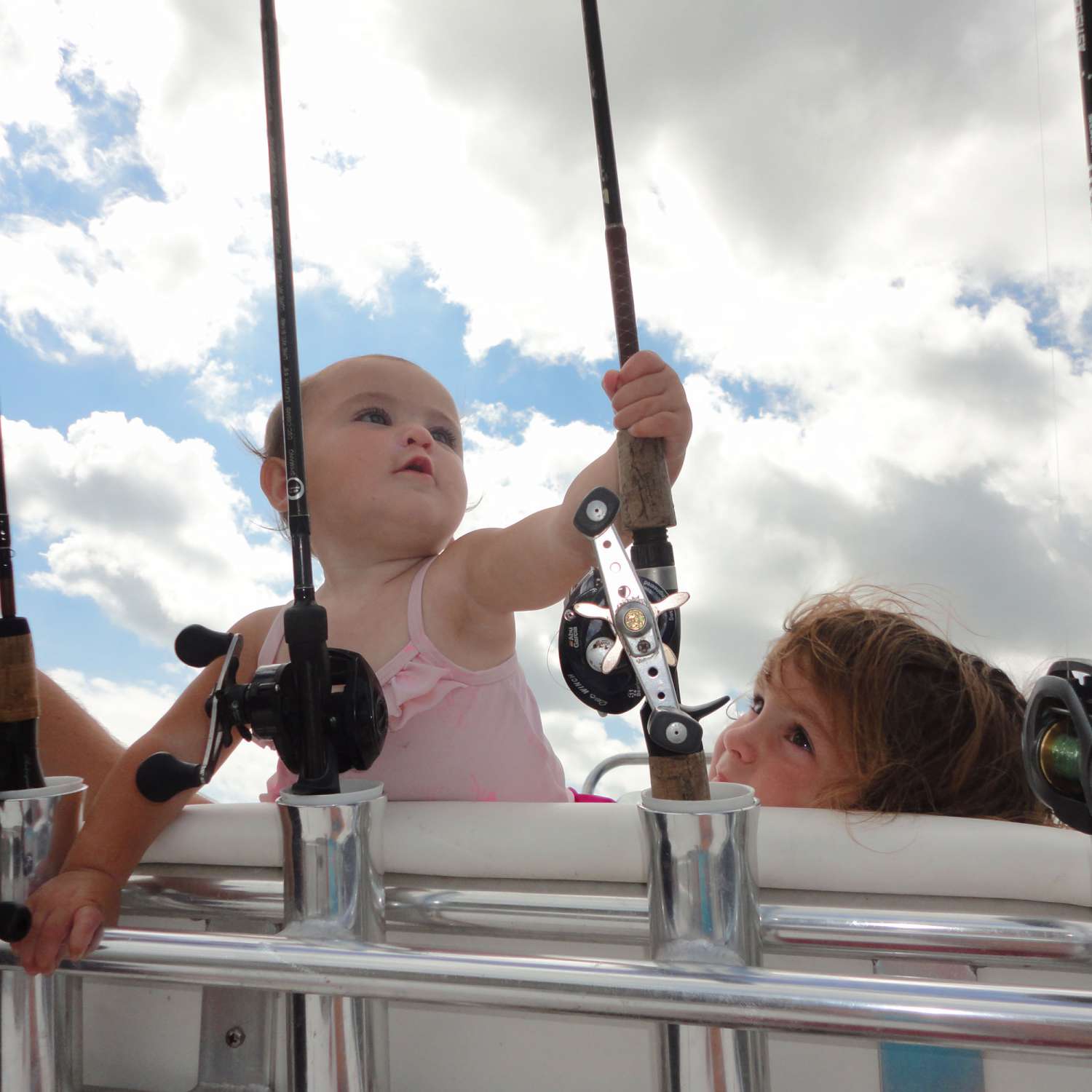 Big Lake, LA...As usual, enjoying a great day on the water with my wife and two daughters....We love our Sportsman!