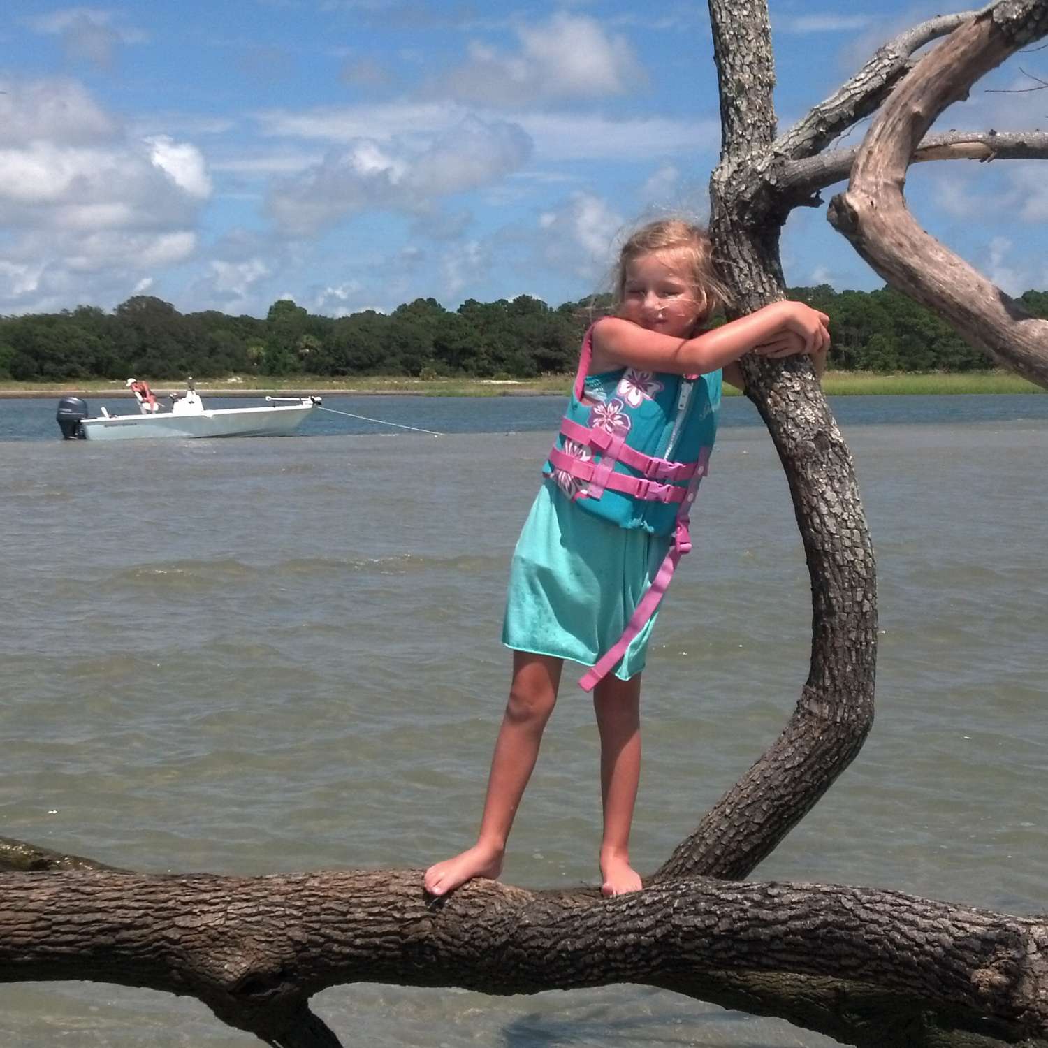 Wassaw sound Savannah Ga. Anchored up at the sand bar.