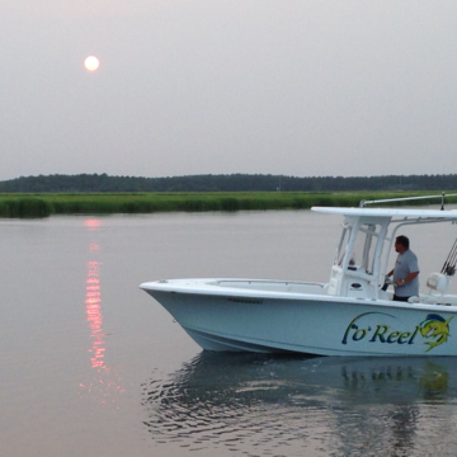 Photo was taken as I was putting in my 231 Heritage, we were prepping for our run to the Snapper...