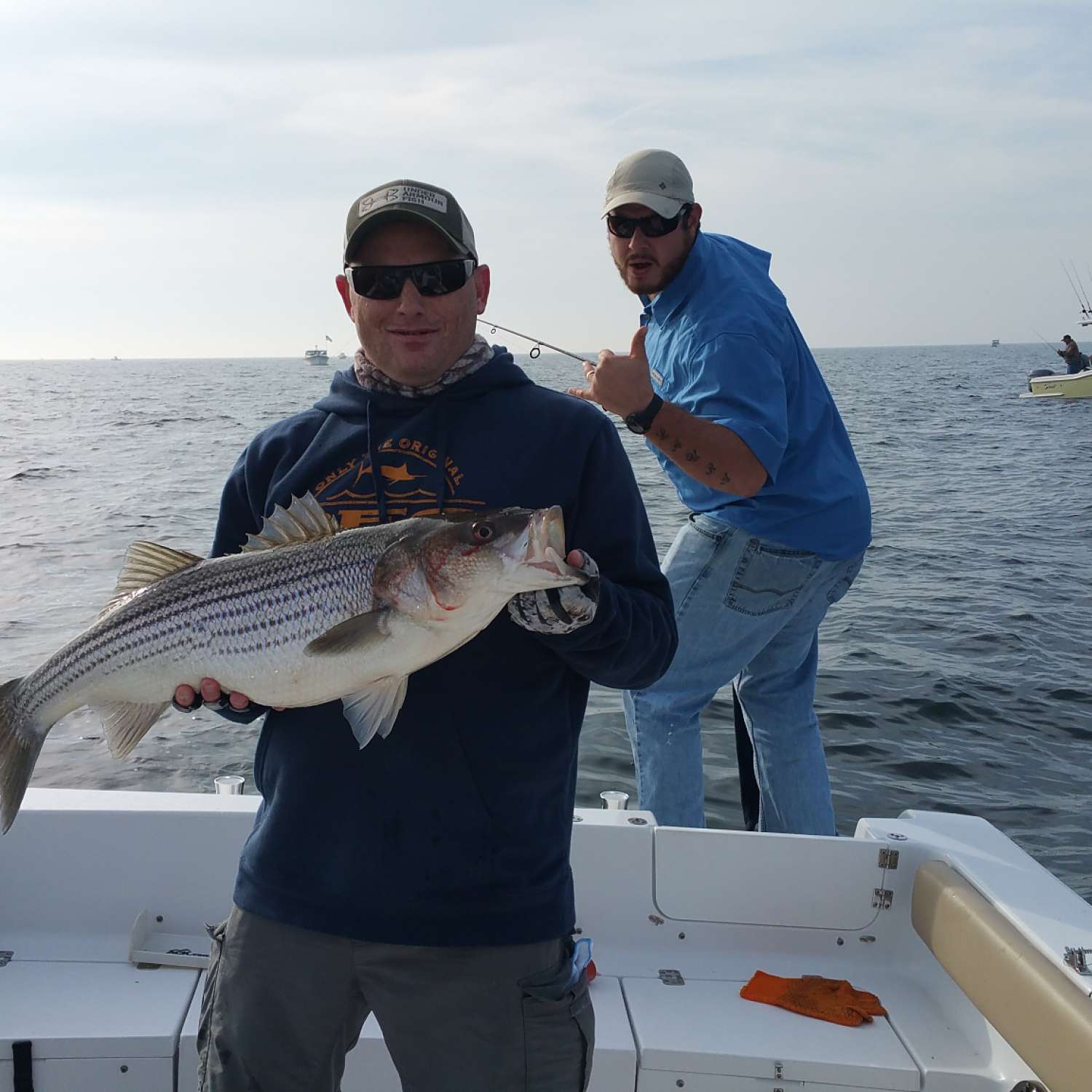 This picture was taken in December of 2015 on the Chesapeake Bay.  This picture proves that the Discovery 210 is...