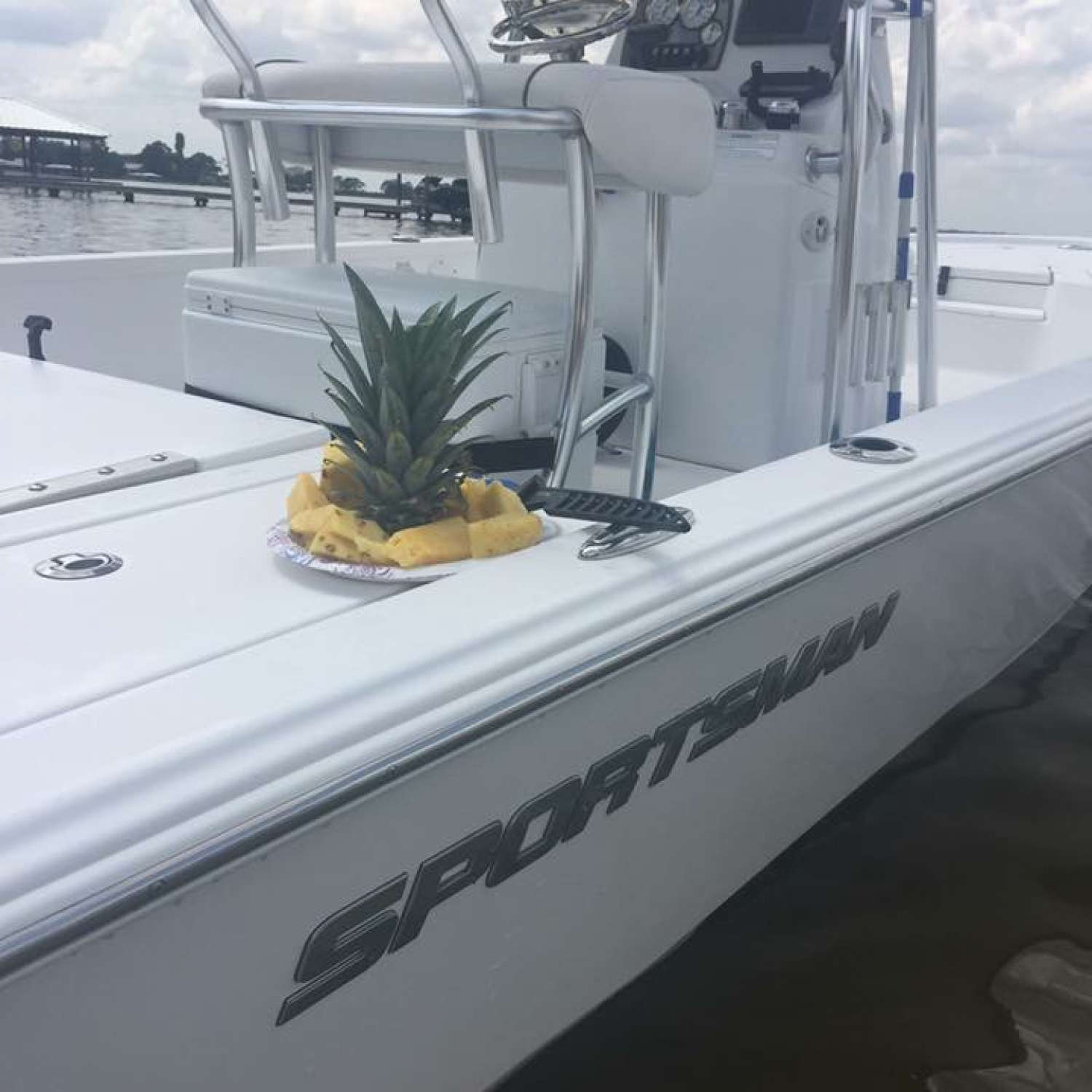 My photo was taken on Lake Placid in Lake Placid, FL over spring break.  My Sportsman bay boat is perfect...
