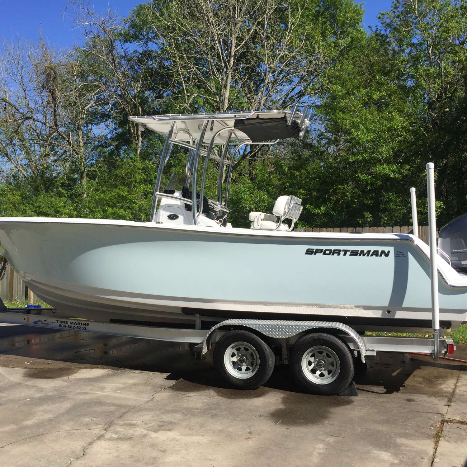 In south Louisiana the best feeling after along day on the water is getting this 232 Open ready to go...