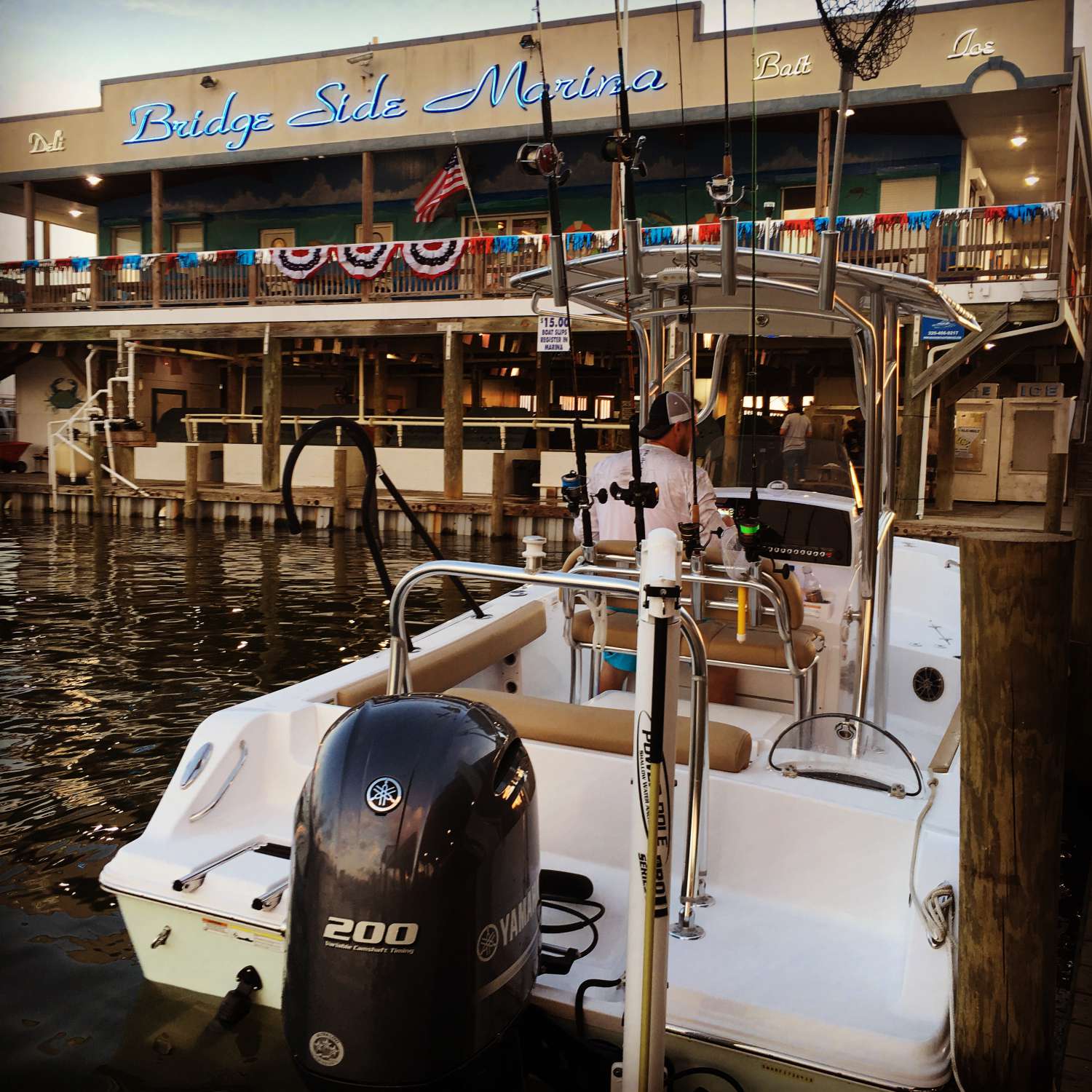 Bridgeside Marina Grand Isle LA. Rigging up to go 14 miles out to our Mangrove snapper spot