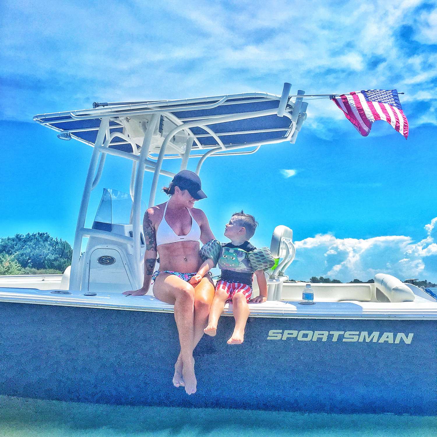 This  was taken at the sandbar at Sisters Creek in Jacksonville Florida on a sunny Saturday  out with our family...