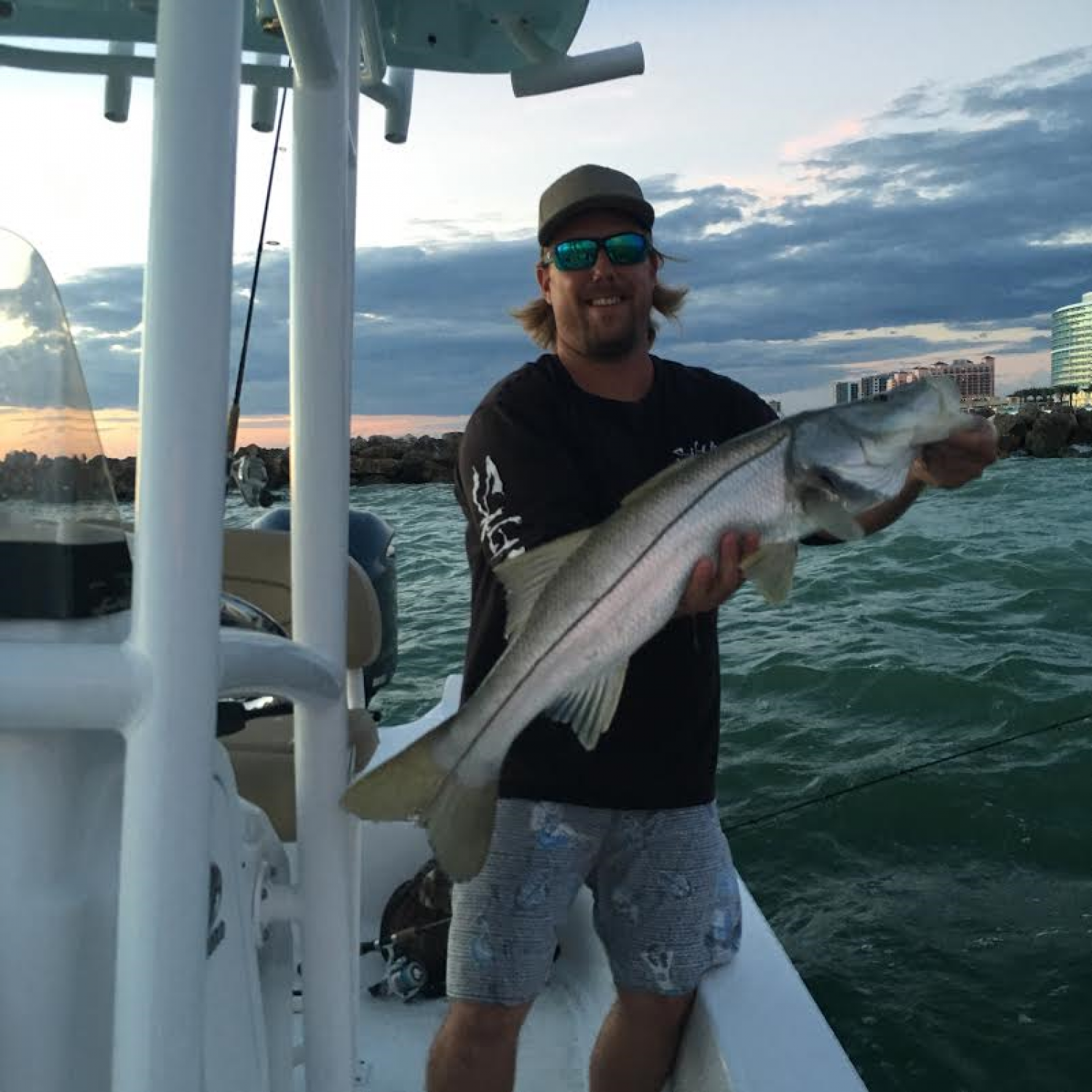 Snook fishing the passes or running offshore. The Sportsman 247 masters gets the job done!  Here's proof......