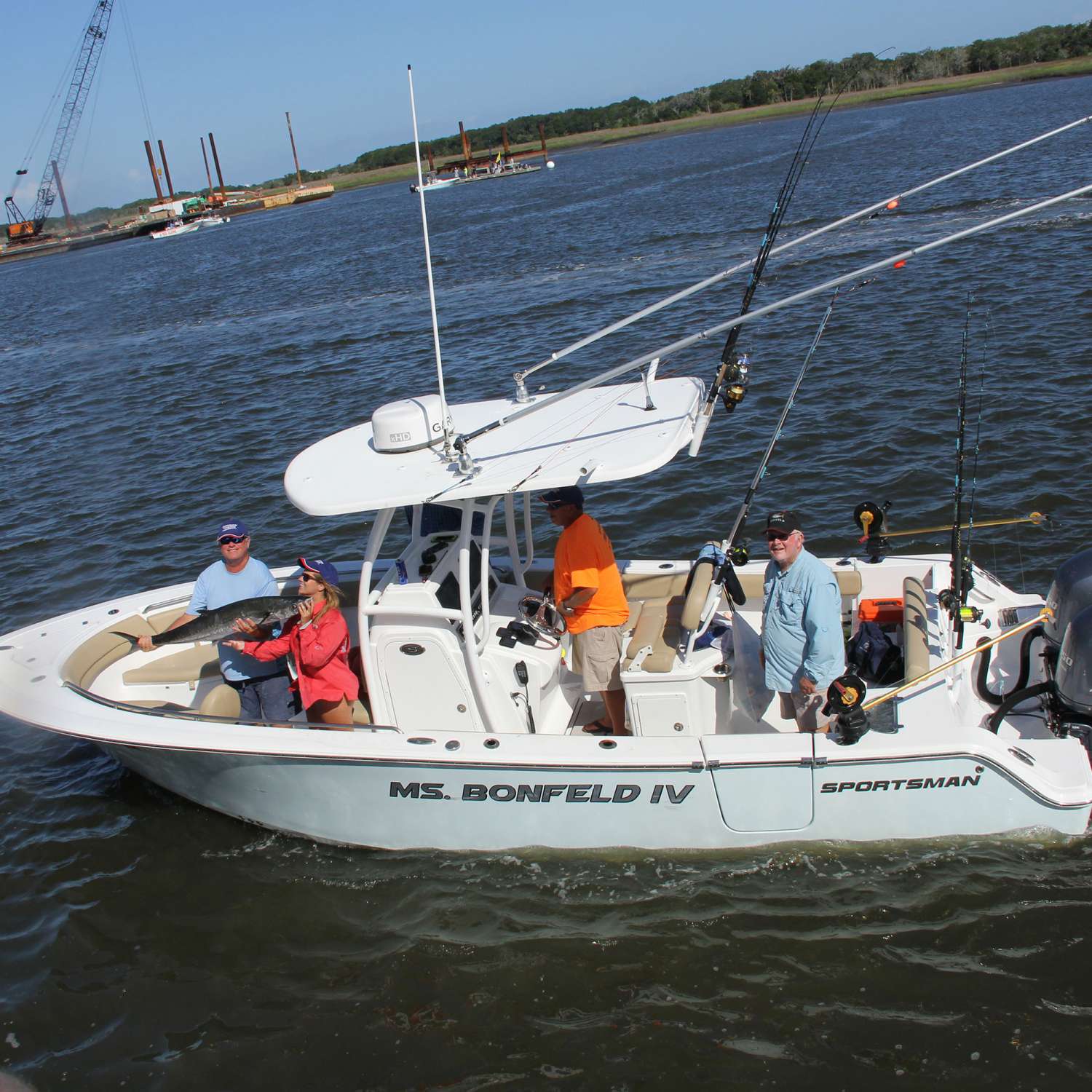 Weigh in a 30 pound king fish at Jacksonville King Fish Tournament