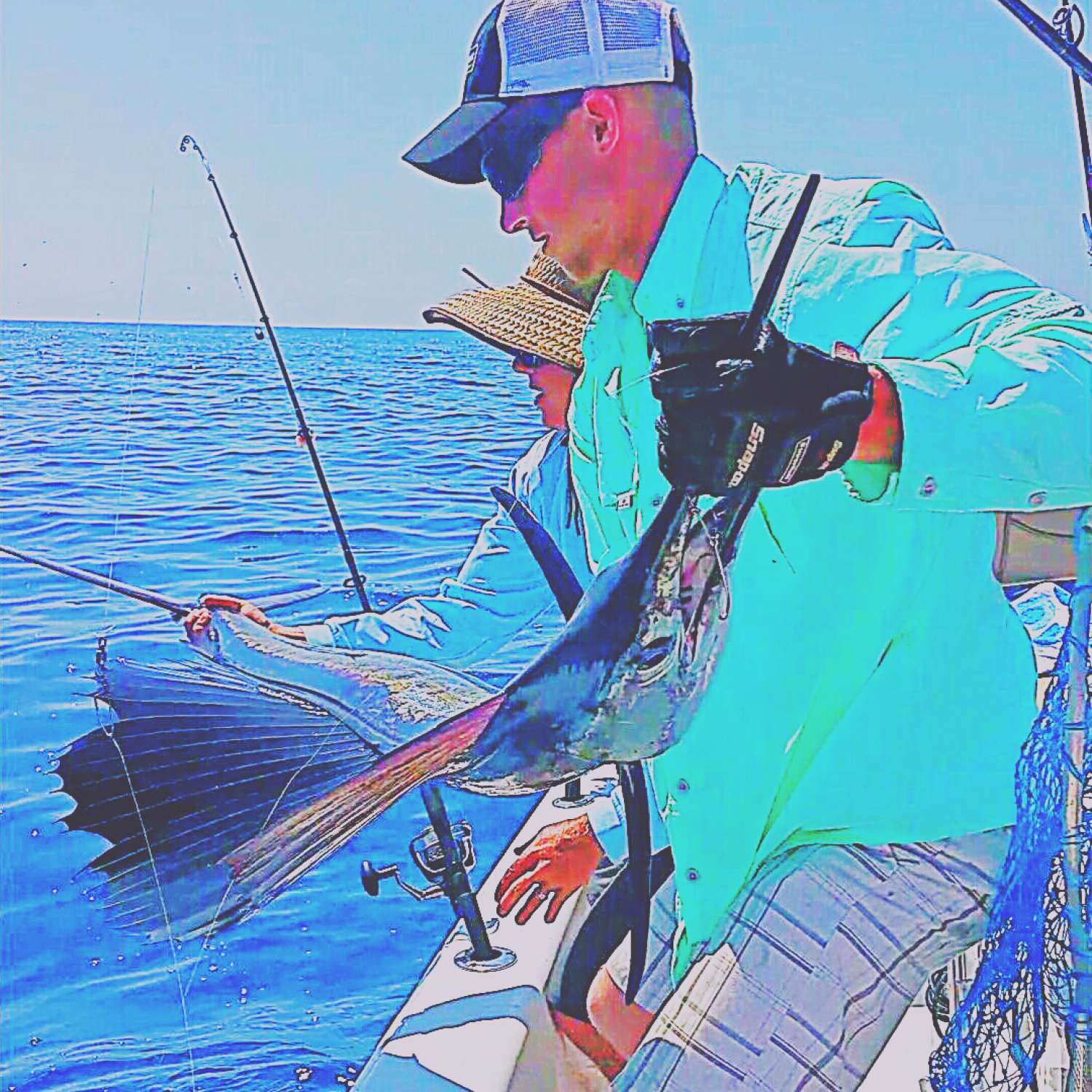 Not complaining catching sailfish on a 207 sportsman bay boat