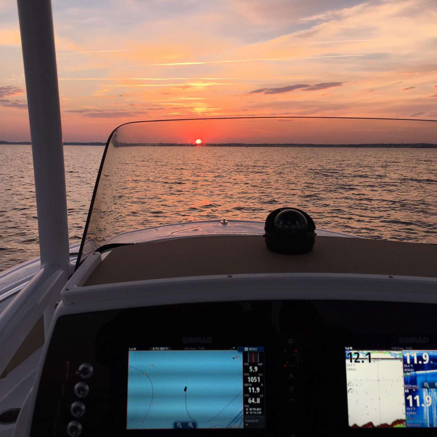 Early morning fishing at Kent Narrows, MD