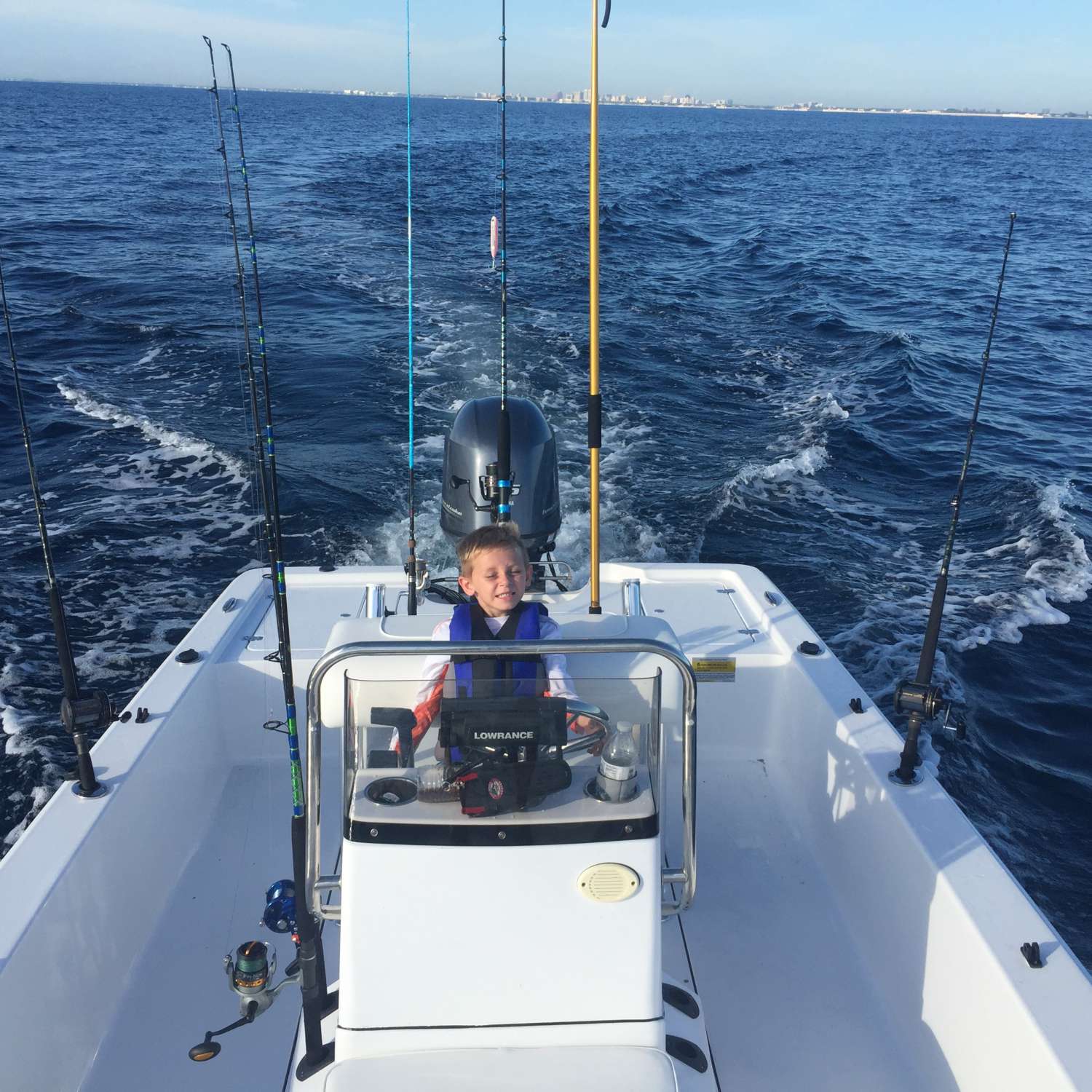 Kept the little guy home from school to do a little offshore fishing out of Palm Beach FL.