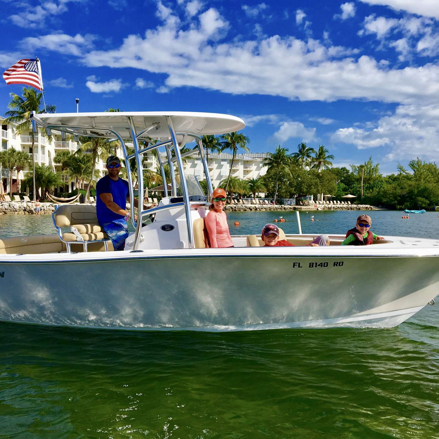 Heading out for a day of fishing and snorkeling off the east coast of Islamorada,FL.