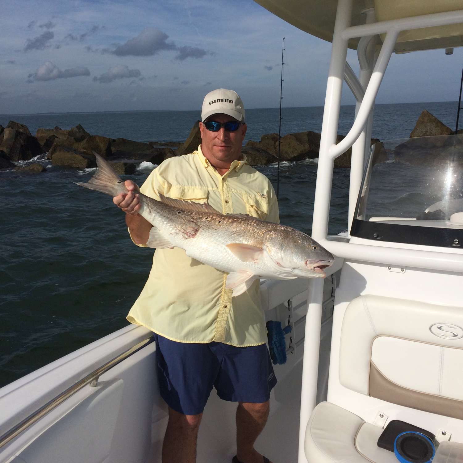 January Bull Red at the Mayport Jetties