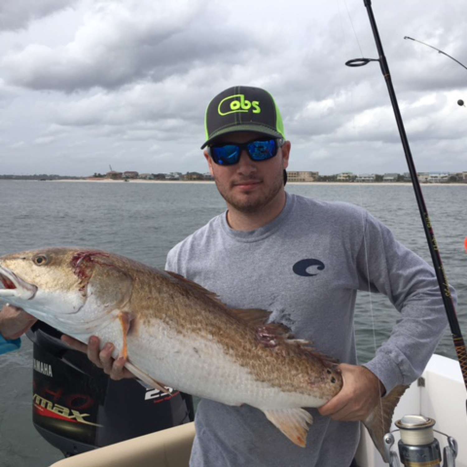 My Son,  Matt caught this Red Fish in St Augustine Inlet. 2016 232 Open / 250 SHO