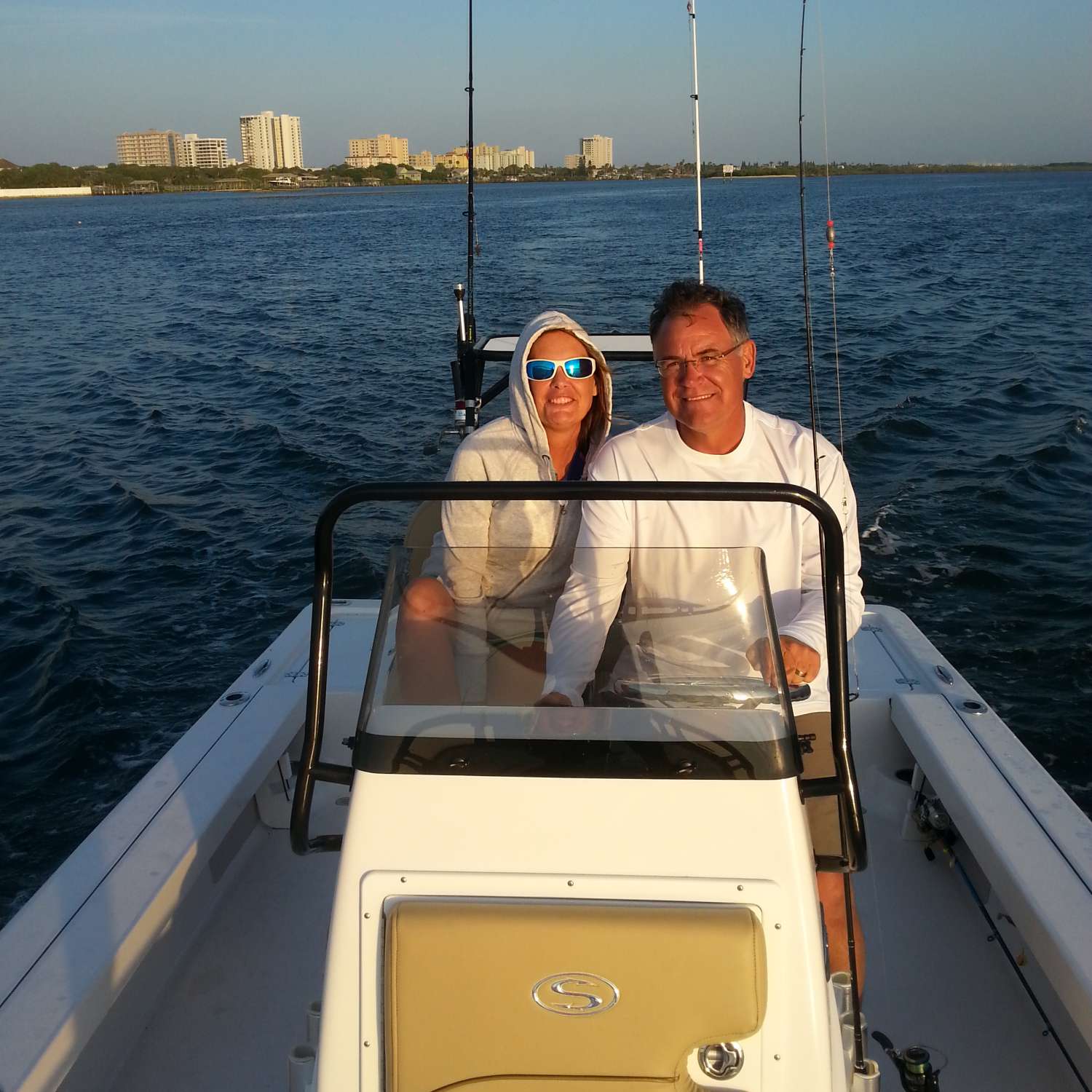 My photo was taken  on the halifax river in Daytona Beach florida on a beautiful day.