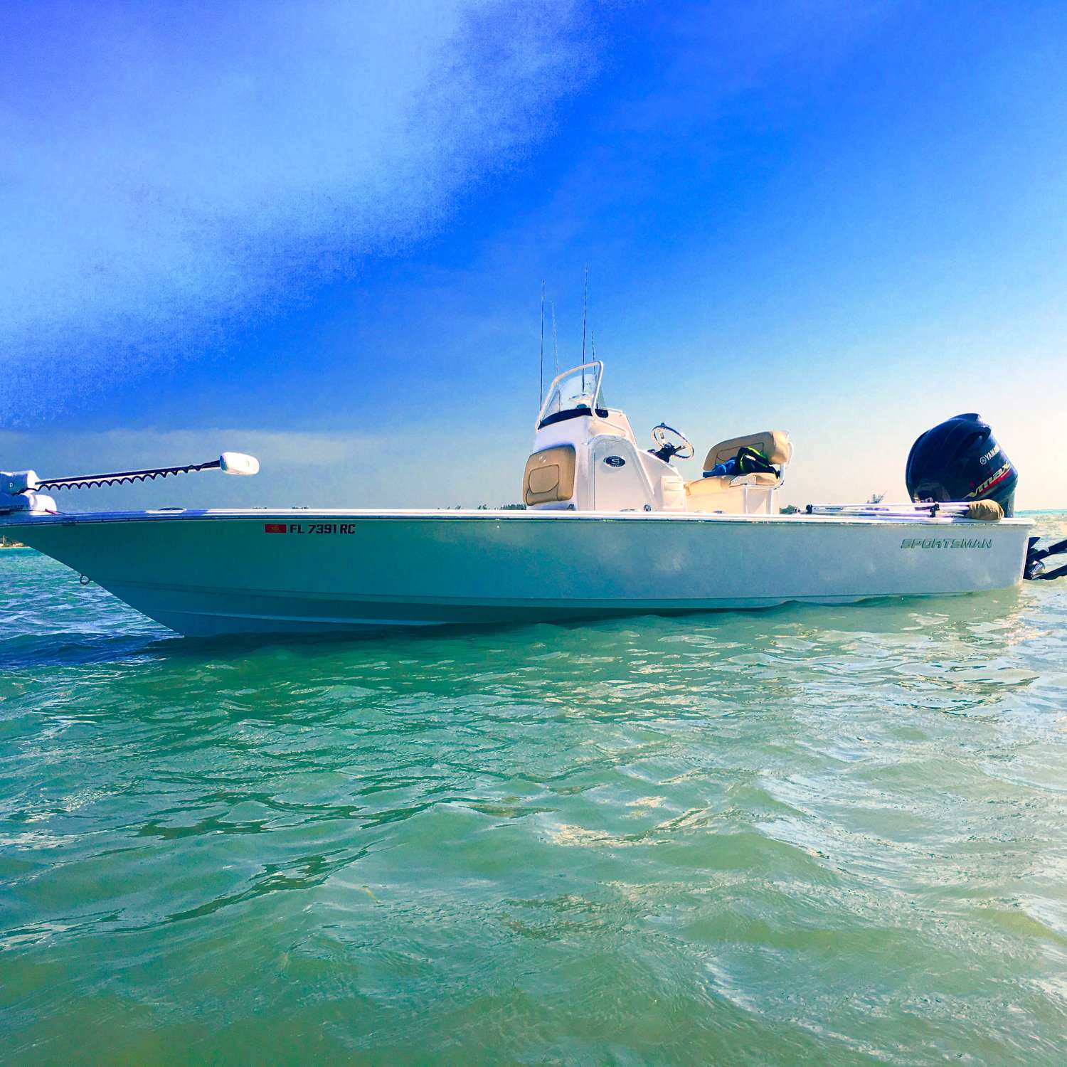 Our first  trip in our new boat at Gasparilla Pass