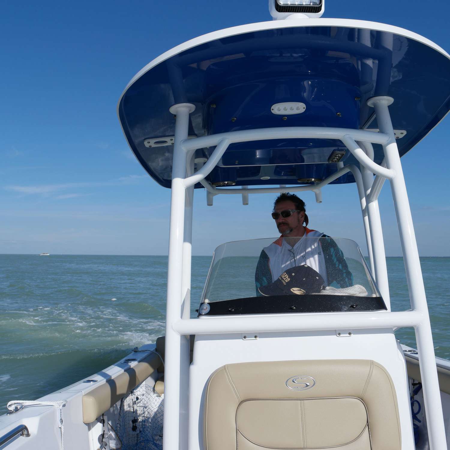 Photo taken on Charlotte Harbor on our to Boca Grand Pass.