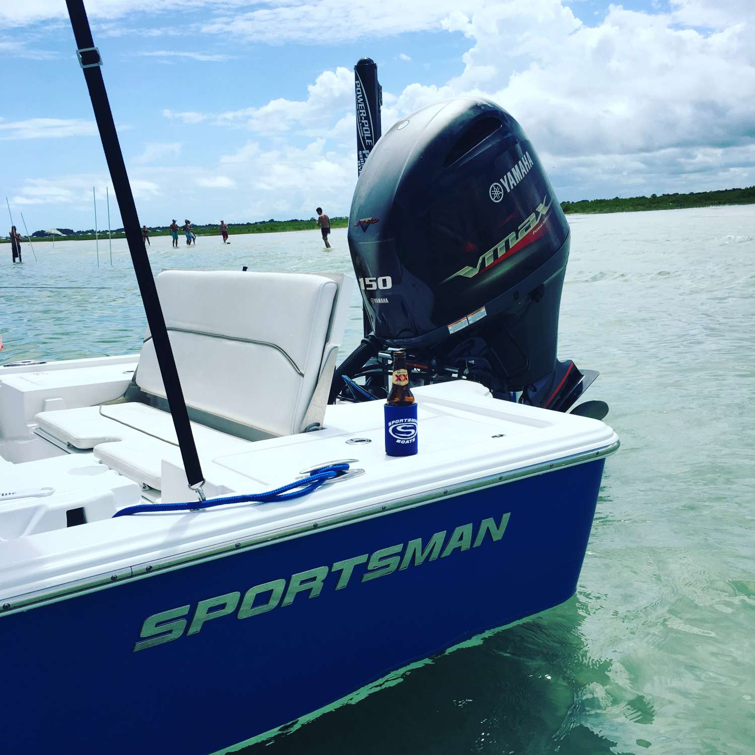 We took our boat, Miss Toddy, to the disappearing island today in Ponce Inlet, FL. The water wa...