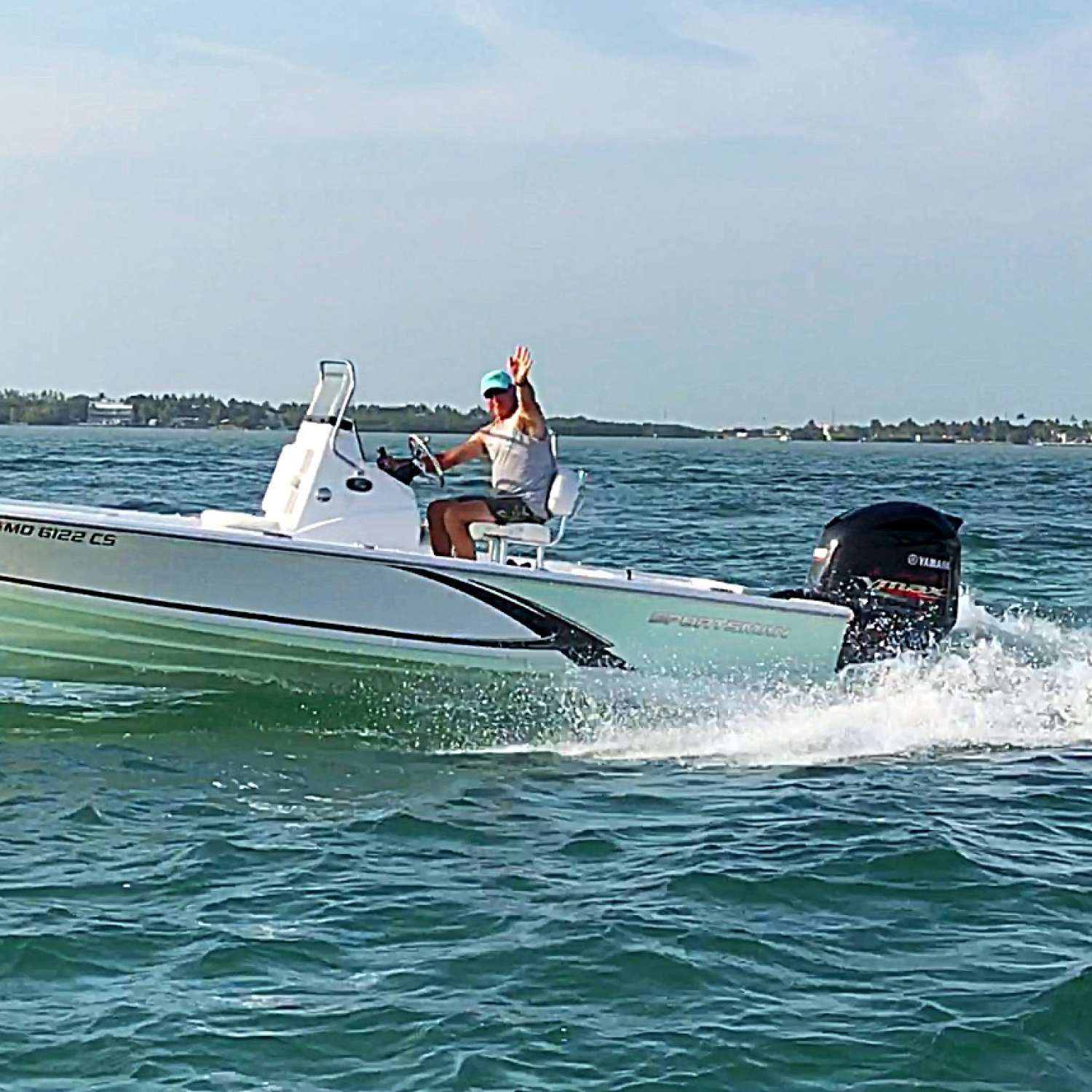 Took delivery a few weeks before photo. Enjoying the sun and beautiful blue waters of Islamorad...