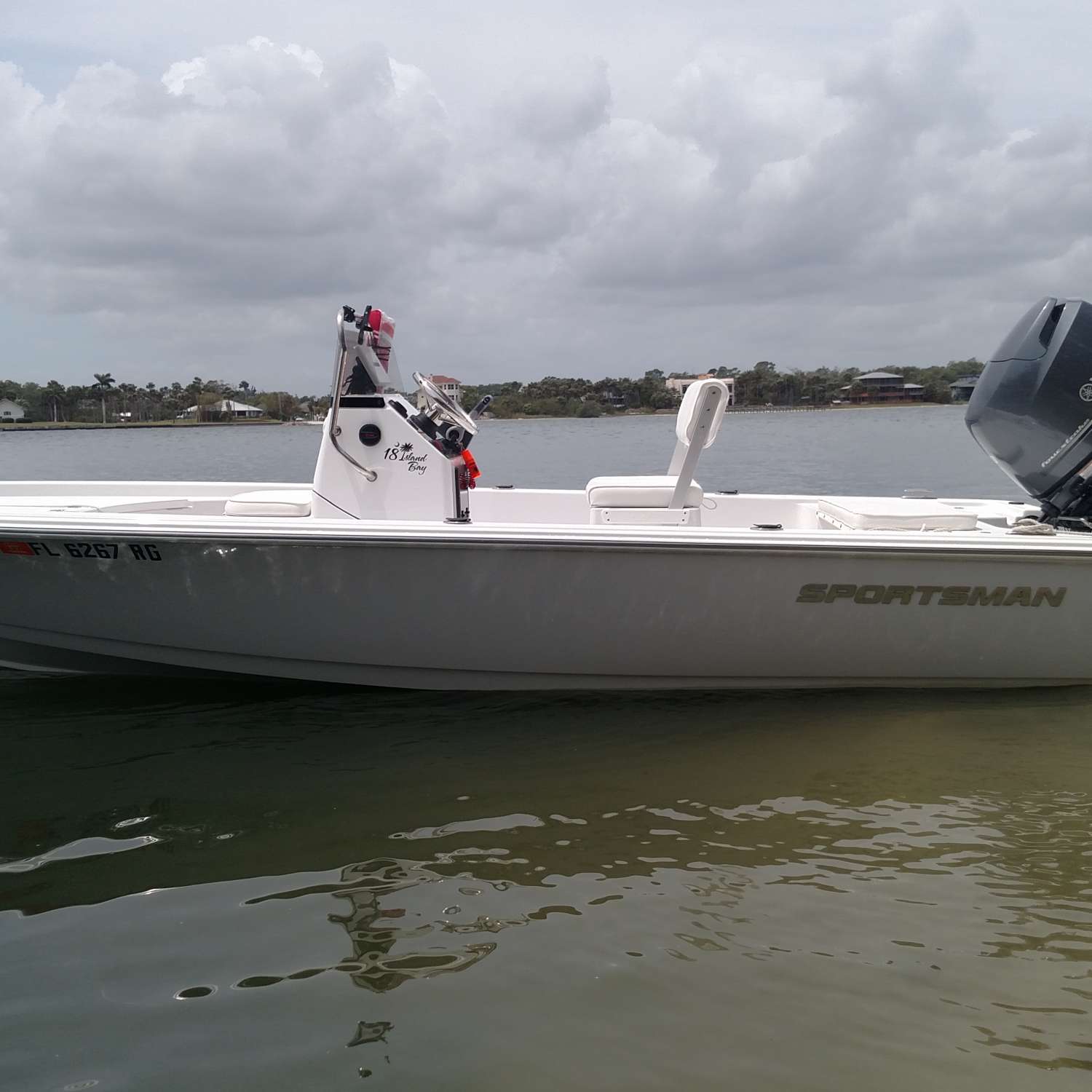 Taken on the Indian River Lagoon near Sebastian Florida, anchored off one of the spoil islands.