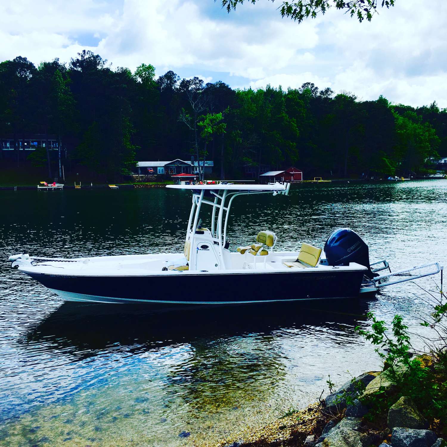 Lake Martin, AL
Tight lines takings rest in the shallows at Lake Martin