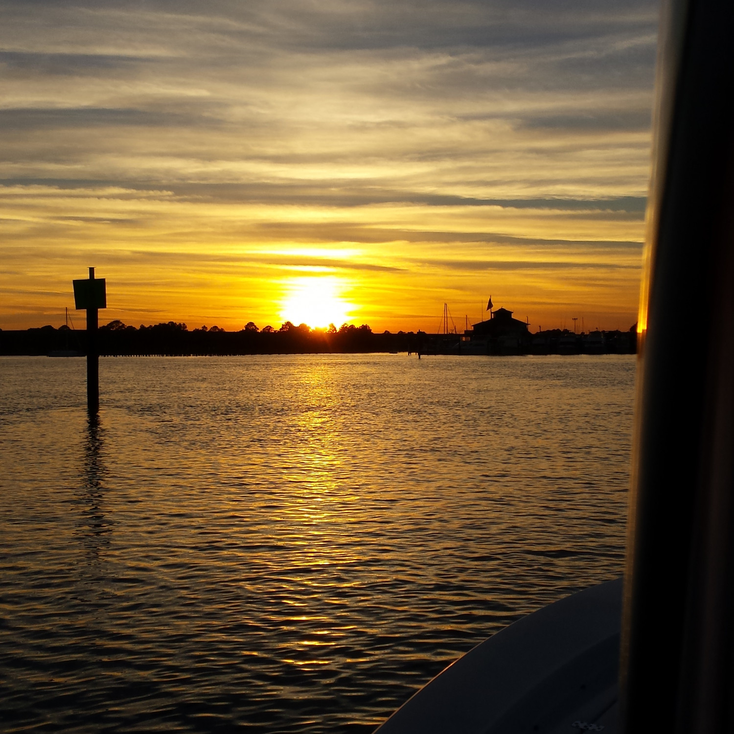 Headed back to dock one evening