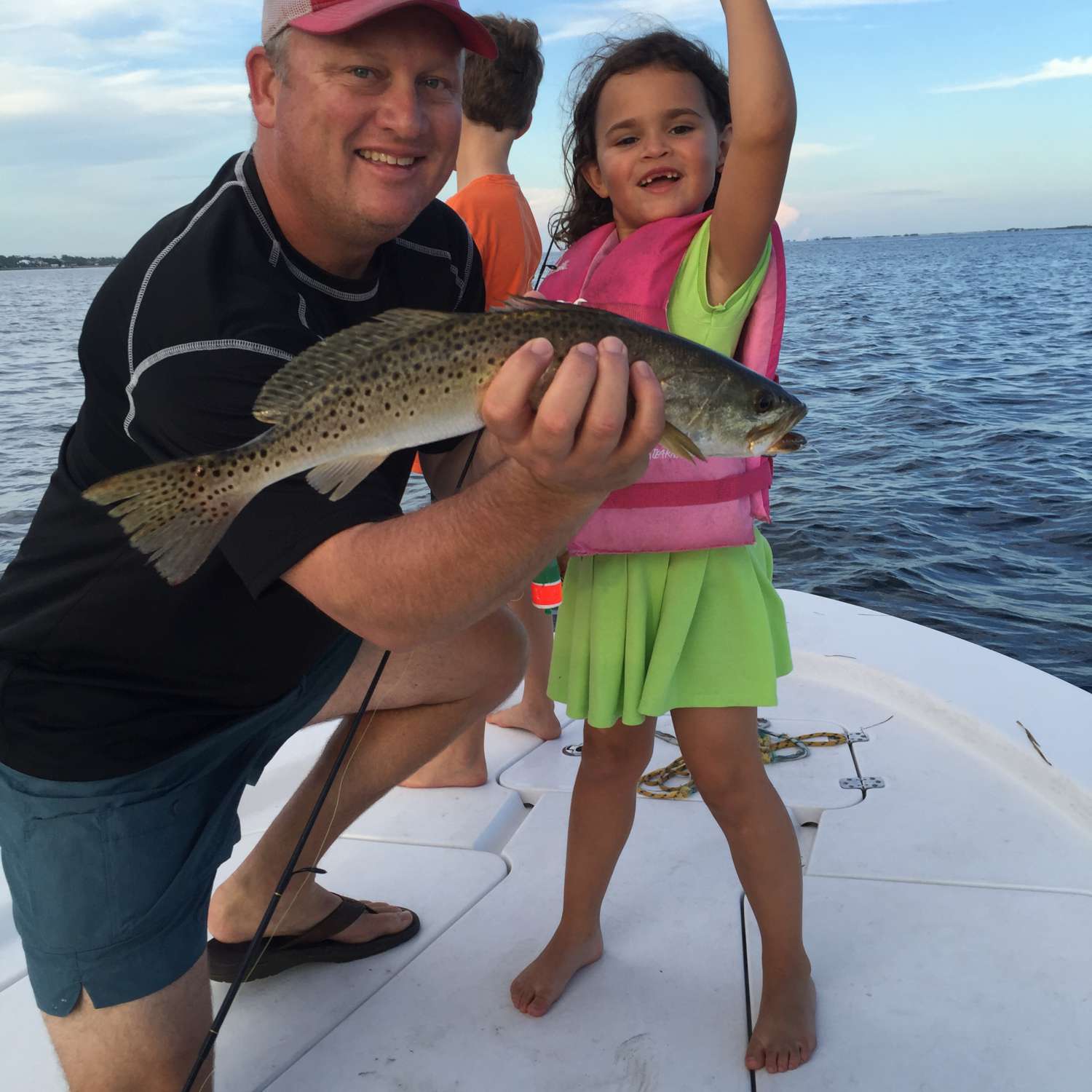 Pensacola, Fl trout with my 6 year old