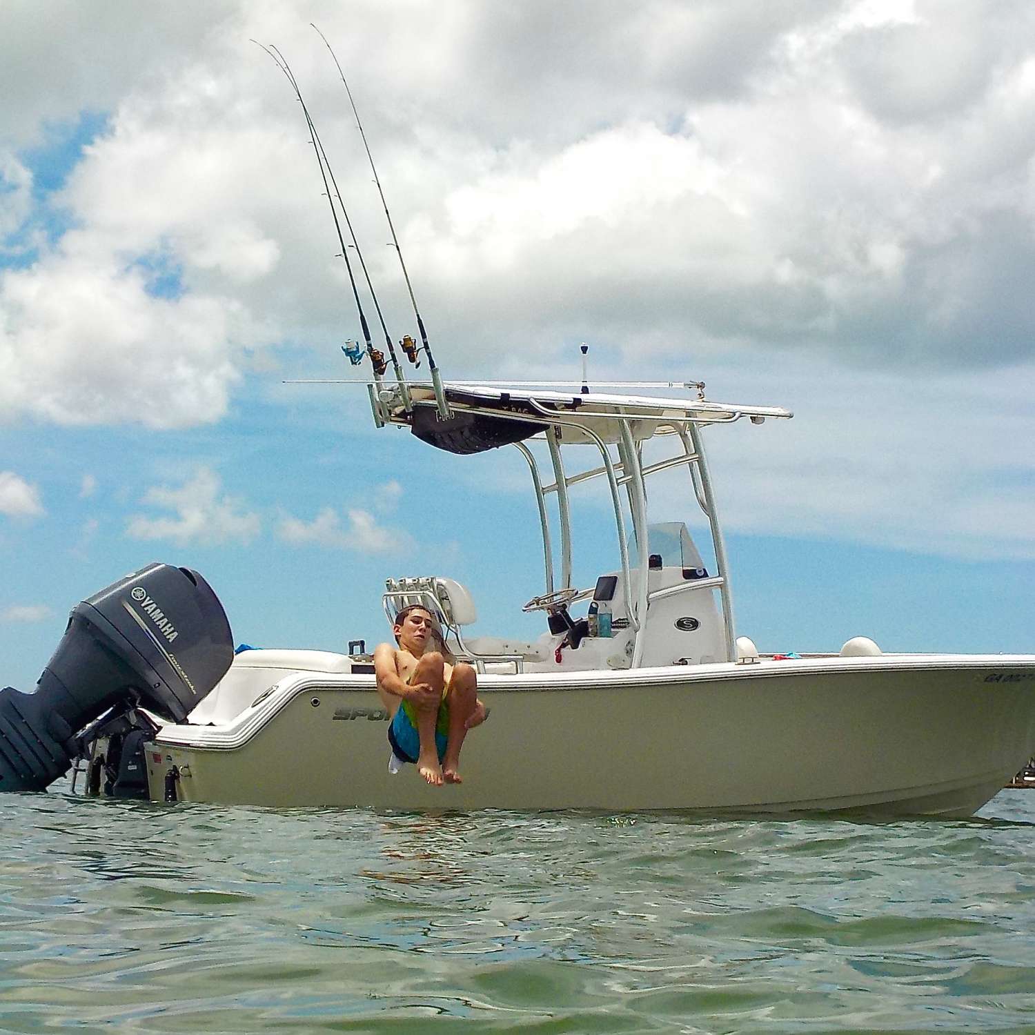 Taken at Longboat Key, FL.  Luke landed a beautiful flip off our maiden voyage with our stunnin...