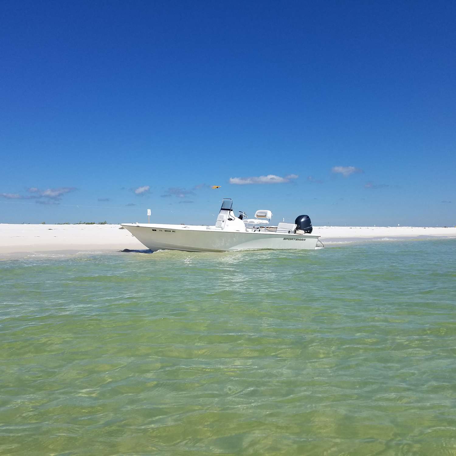 Dog Island - Only Access is by Boat.  Lunch at Landark, FL.  

Beautiful 2015 Sportsman Master Series 207 in Like...