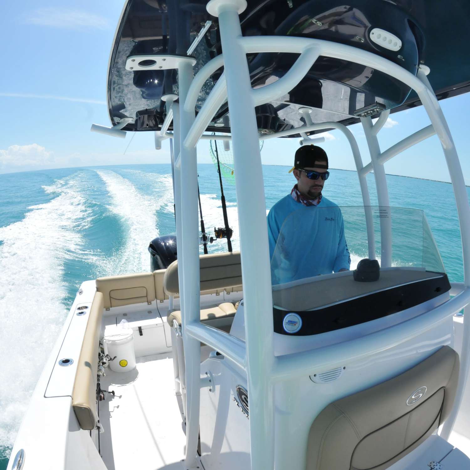 This picture was taken while fishing in Key Largo aboard my 2016 231 Heritage.