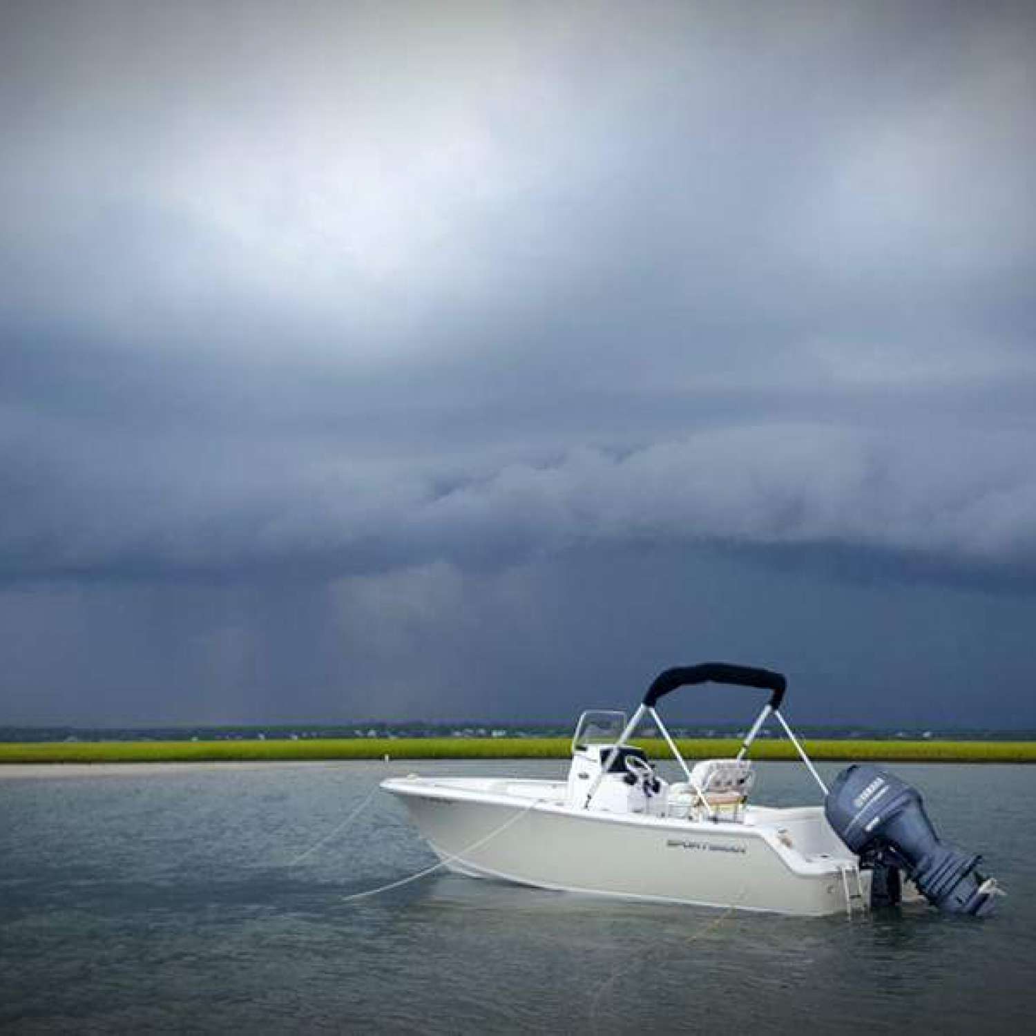 This photo of my 211 Heritage was taken in the back water behind Lea Island near Topsail Island, NC.