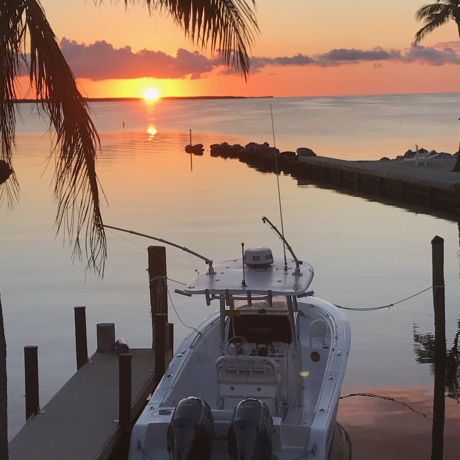 Another great sunset after another great day of fishing in Islamorada. End of another fantastic day on Island Soul.